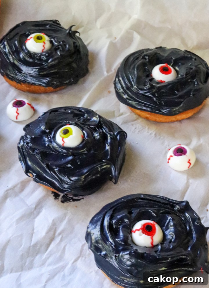 Creepy Eyeball Donuts Creepy Eyeball Donuts