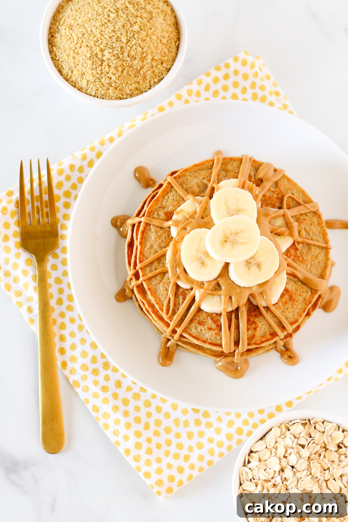 Gluten Free Vegan Blender Pancakes. These pancakes are nutrient-dense and perfect for those busy mornings. 