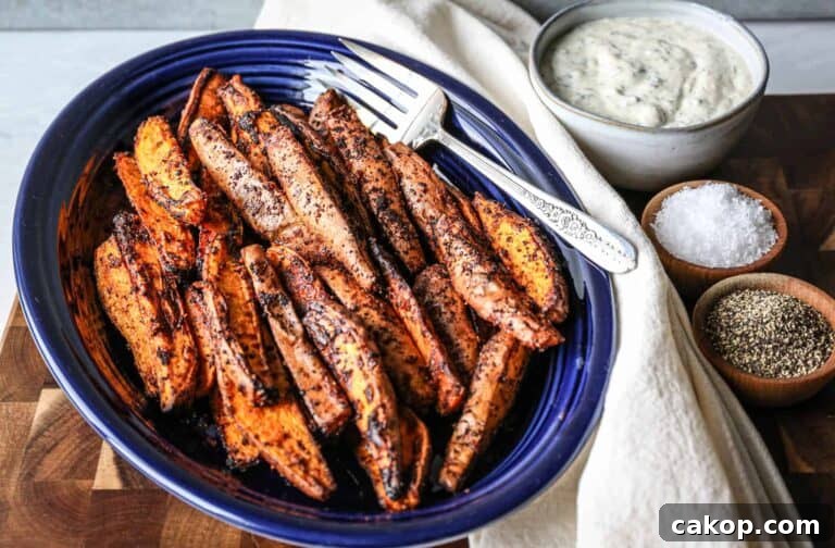 Air Fryer Sweet Potato Wedges
