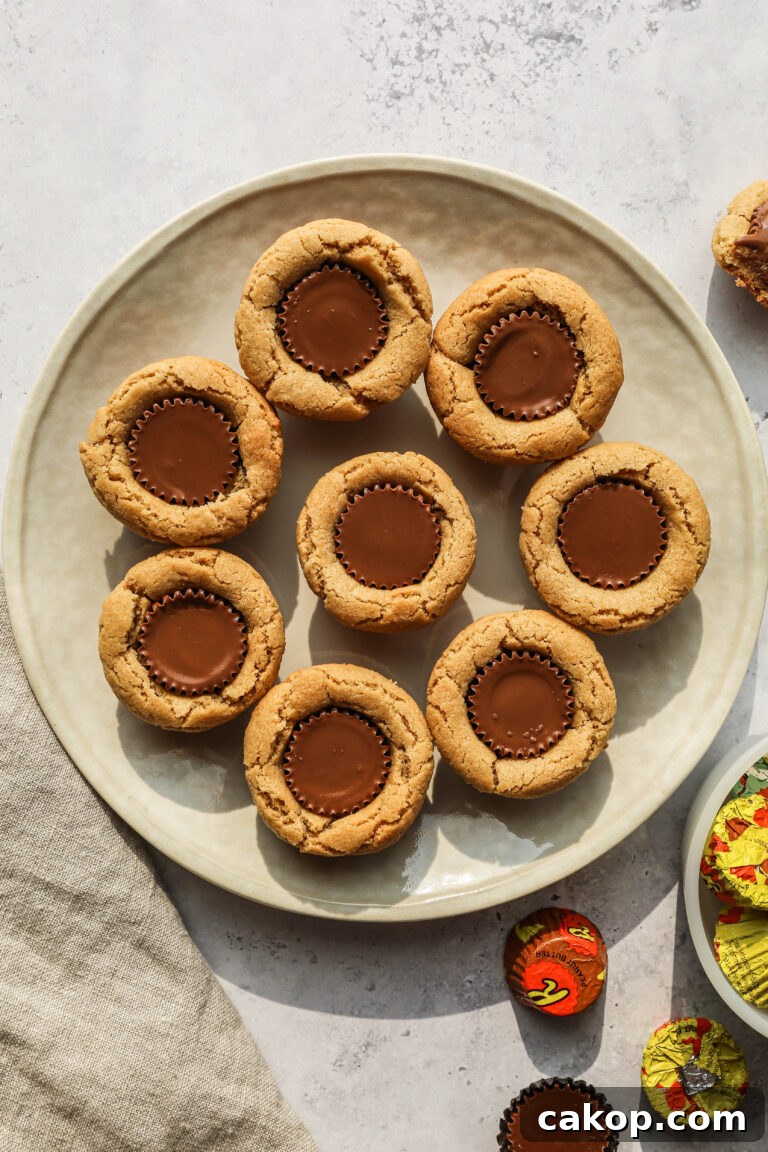 Gluten Free Peanut Butter Cup Cookies