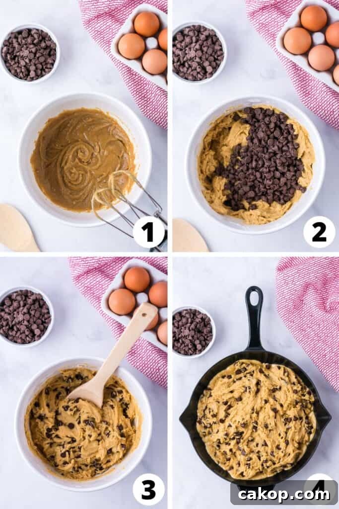 How to Make a Cookie in a Skillet How to Make a Cookie in a Skillet