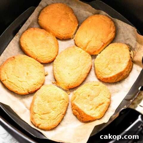 Air Fryer lemon butter cookies