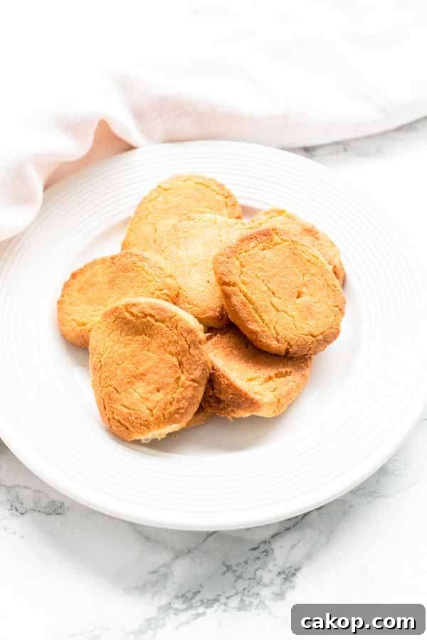 Crispy Butter Cookies Made in an Air Fryer 8 These Air Fryer butter cookies with lemon do not contain egg and can be made dairy-free. These sandy cookies crisp up when cooled and are great to serve with a glass of milk or a cup of tea. Make a big batch and store.