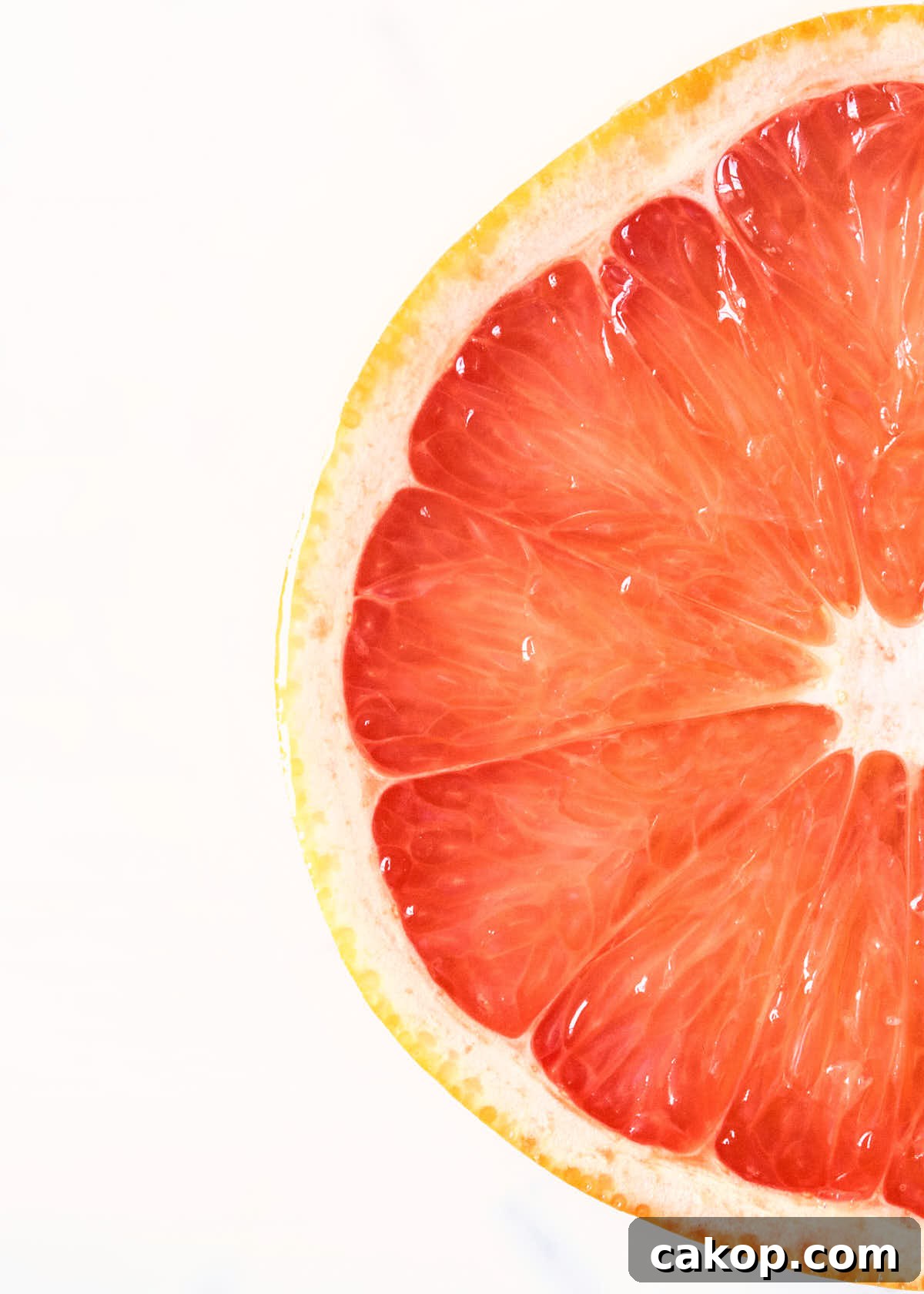 Close up texture of grapefruit