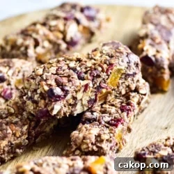 no bake granola bars recipe stacked