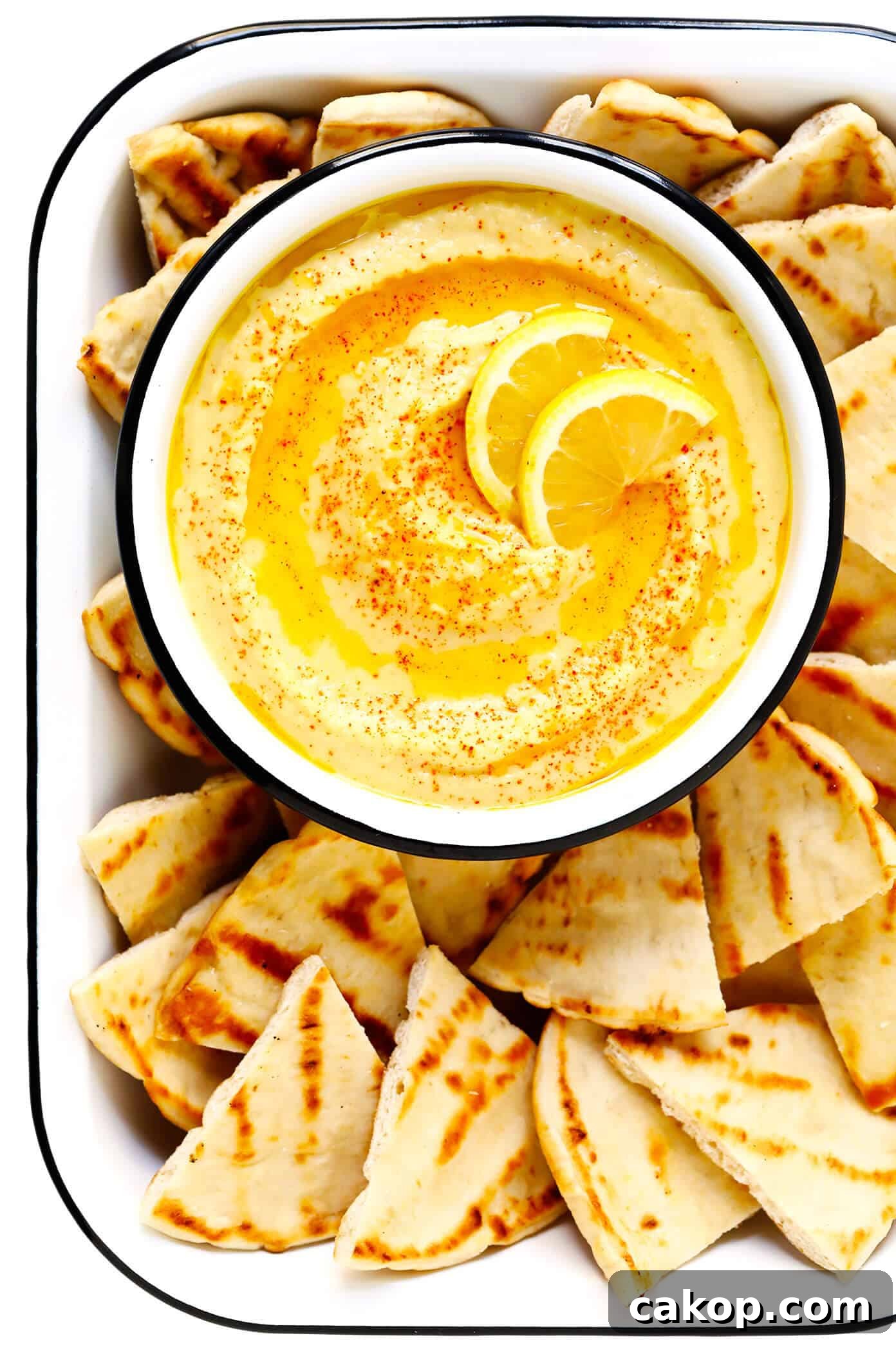 Greek Fava Dip with Pita Bread Greek Fava Dip with Pita Bread