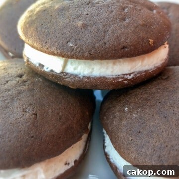 Amish Chocolate Whoopie Pies Recipe — Classic Soft Sandwich Cakes 10 Amish chocolate whoopie pies