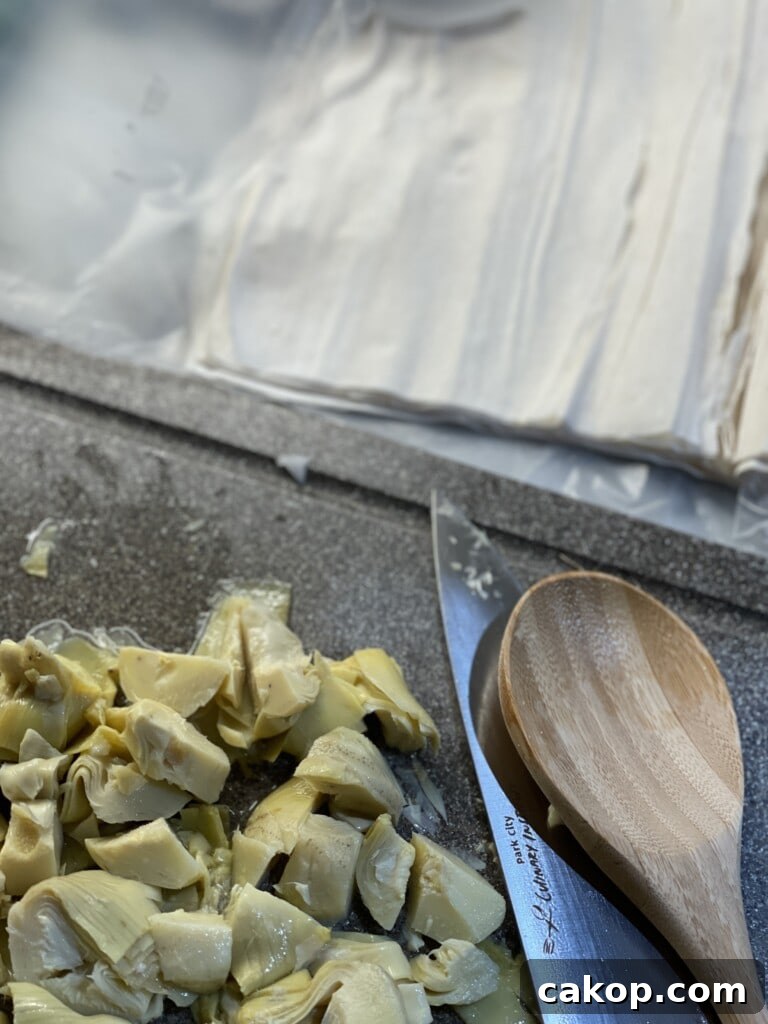 spinach egg bake with phyllo