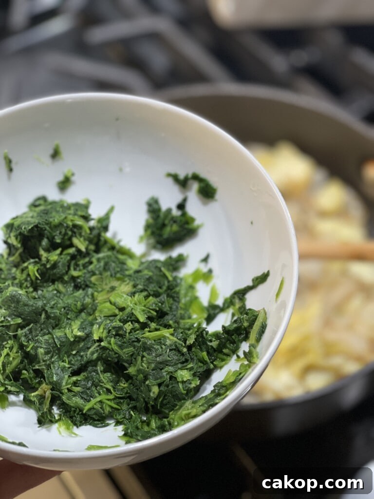 spinach egg bake with phyllo