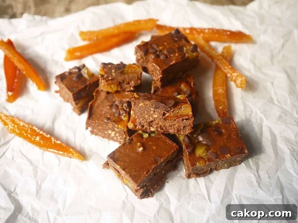 Paleo Chocolate and Candied Orange Peel Freezer Fudge (GF)- sophisticated, flavorful, Paleo dessert |Perchance to Cook, www.perchancetocook.com