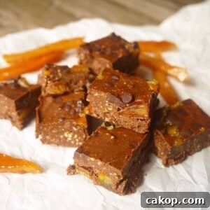 Paleo Chocolate and Candied Orange Peel Freezer Fudge (GF)- sophisticated, flavorful, Paleo dessert |Perchance to Cook, www.perchancetocook.com