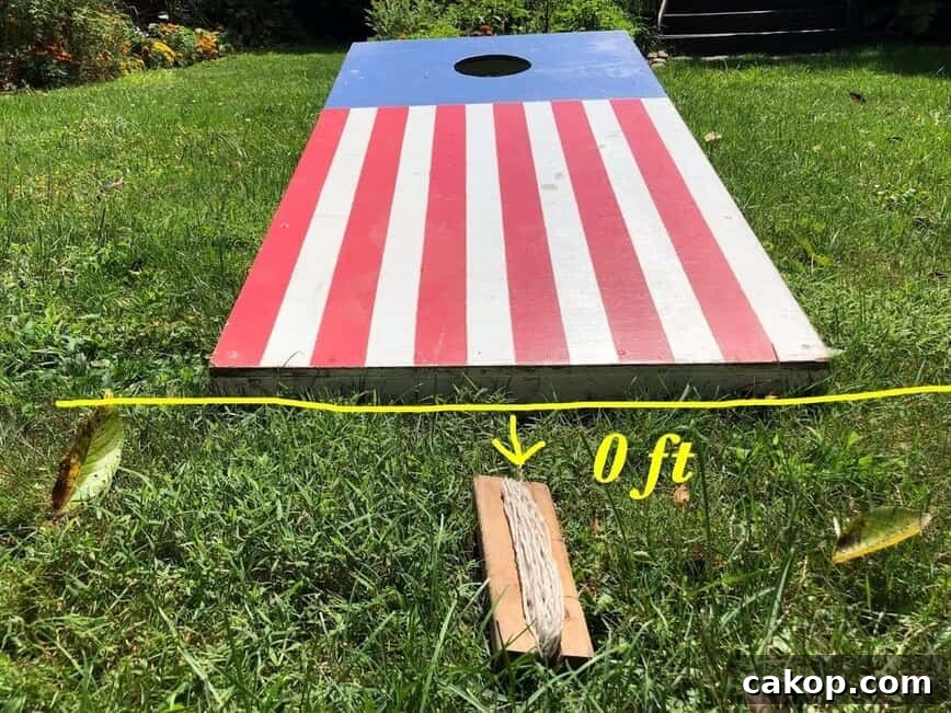 Weekend Weather: Garden Party Plans & Cornhole Forecast 5 Unroll the tape from the board it's attached to