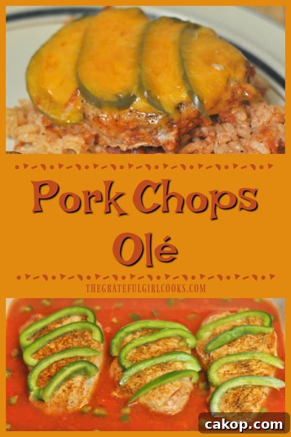 Pork Chops Olé is a flavor-filled all-in-one pan Southwest inspired meal.