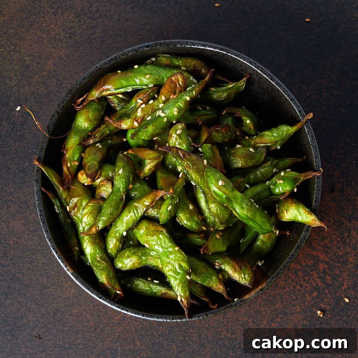 Crispy Air Fryer Frozen Edamame: Quick Snack or Side 4 img 8950 3