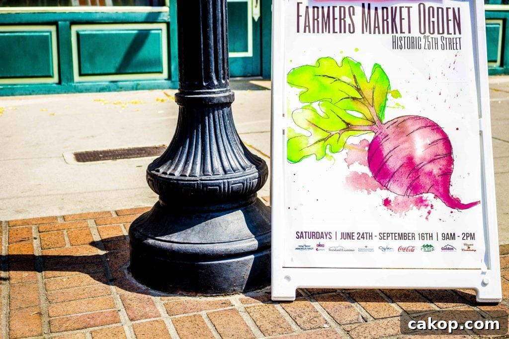 Ogden Farmer's Market Saturdays at the Ogden Farmer's Market on Historic 25th Street