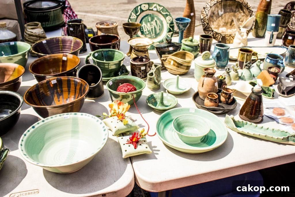 Ogden Farmers Market on Historic 25th Street: Guide & Highlights 4 Handmade pottery at the Ogden Farmer's Market