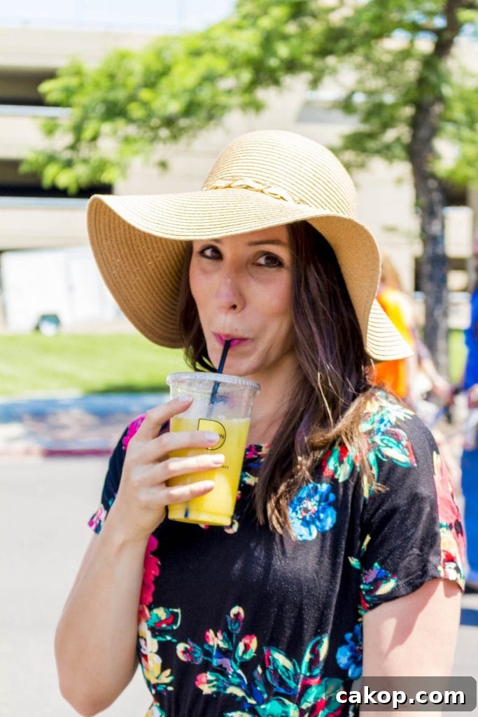 Ogden Farmers Market on Historic 25th Street: Guide & Highlights 7 Summer at the Ogden Farmer's Market: Sipping a Hydration Smoothie from Boisson Artisan Beverage truck