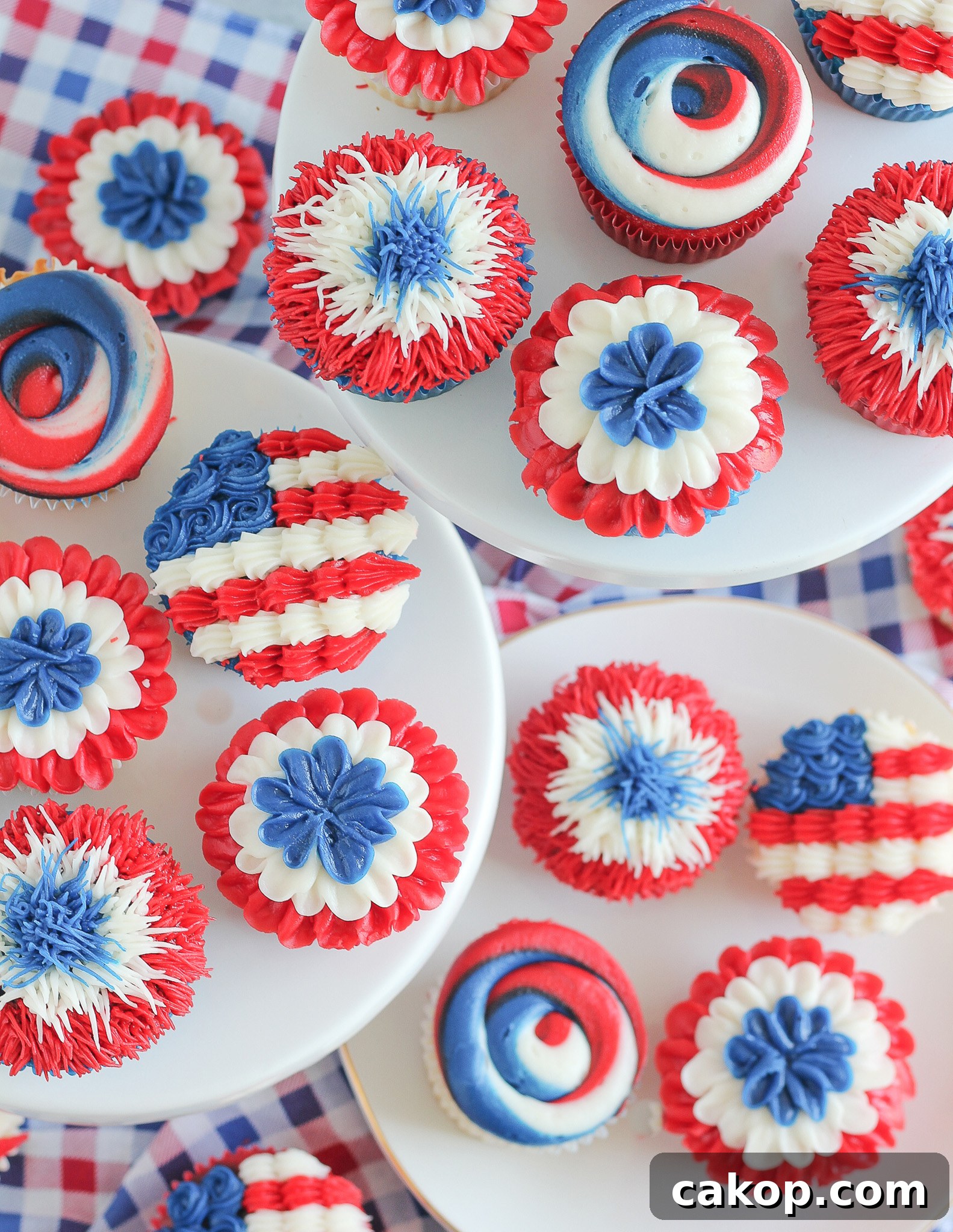 Patriotic cupcakes