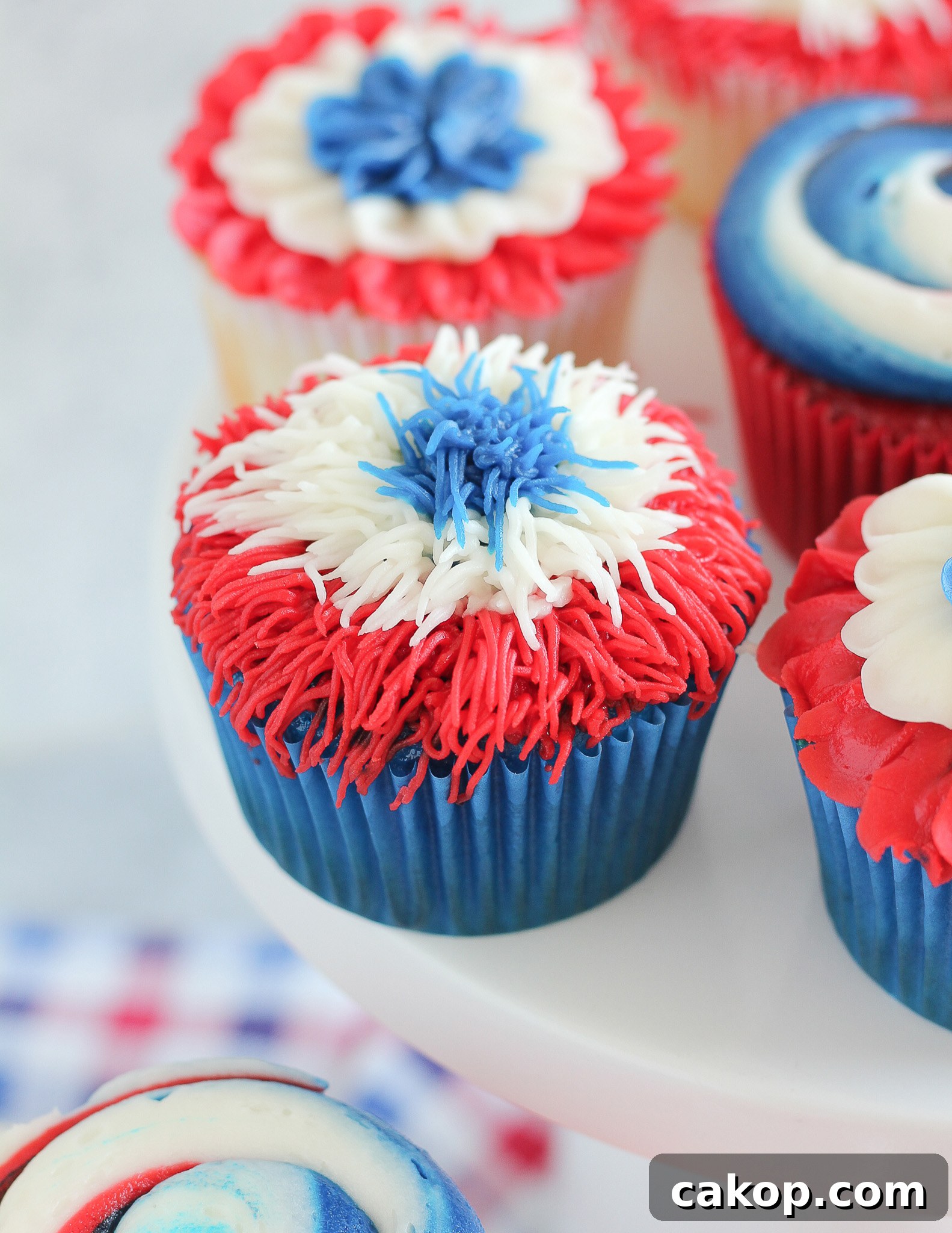 Firework cupcake