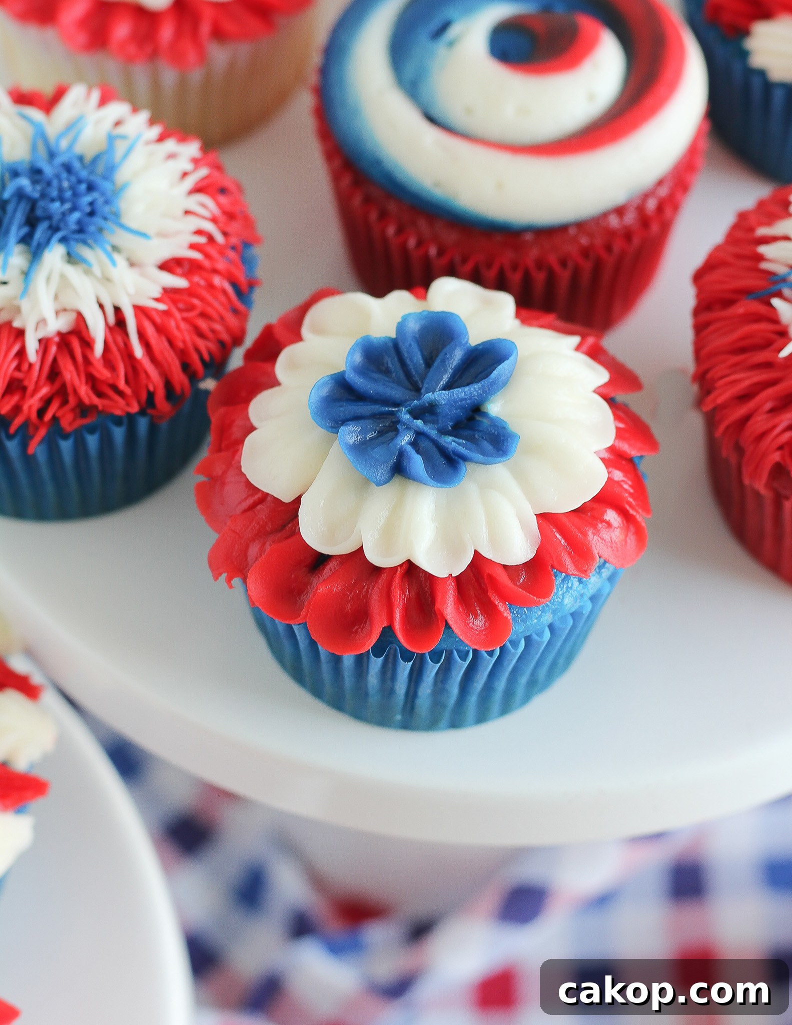 Ruffle cupcakes