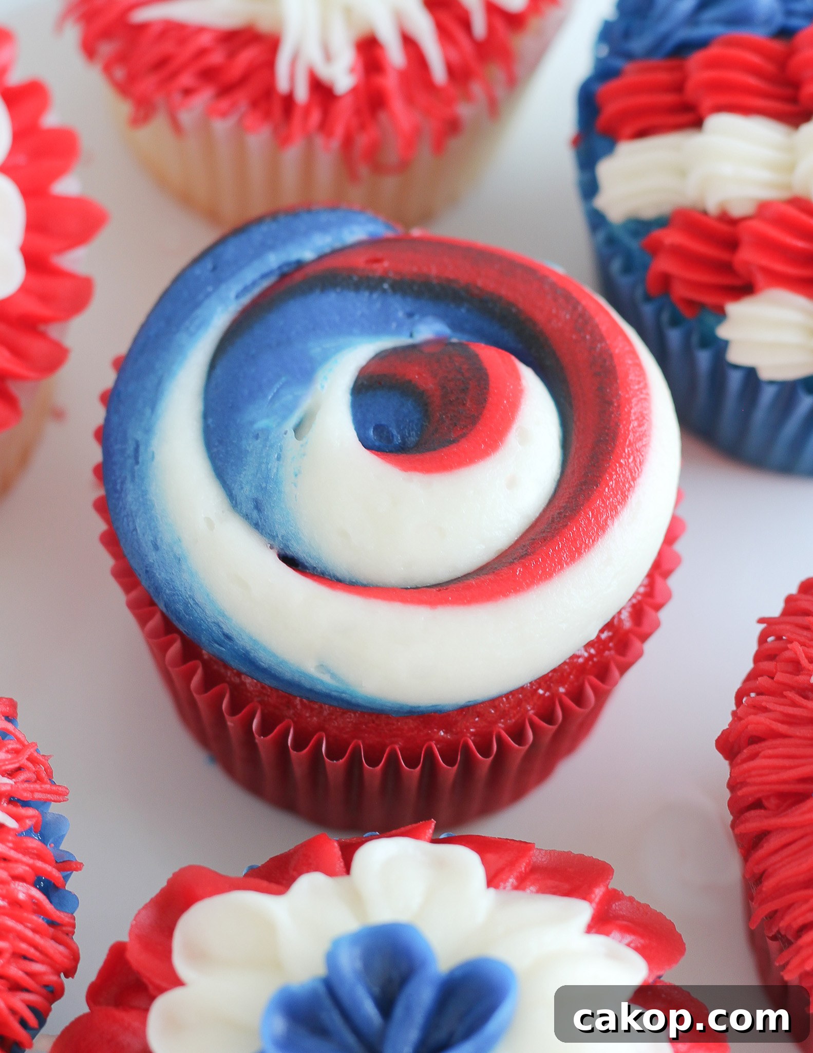Swirl cupcake