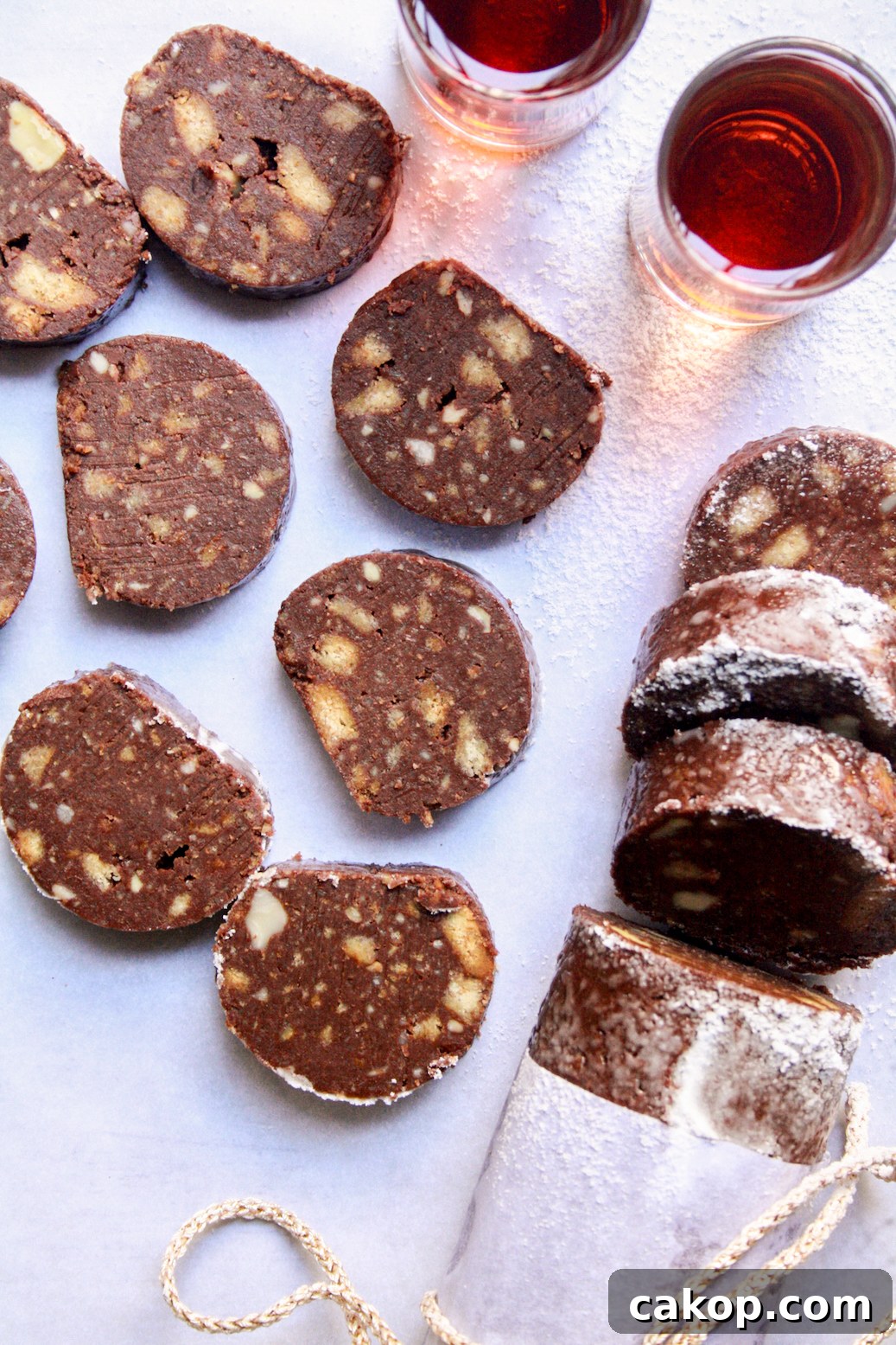 An easy, no-bake, roll-and-slice treat spiked with rum and fresh orange dessert!