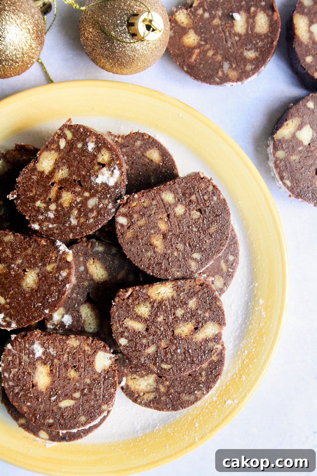 An easy, no-bake, roll-and-slice treat spiked with rum and fresh orange dessert!