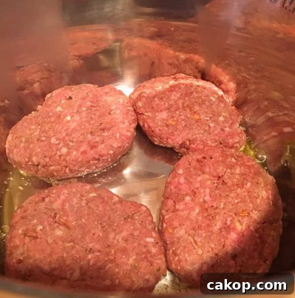 Cooking steaks in Instant Pot