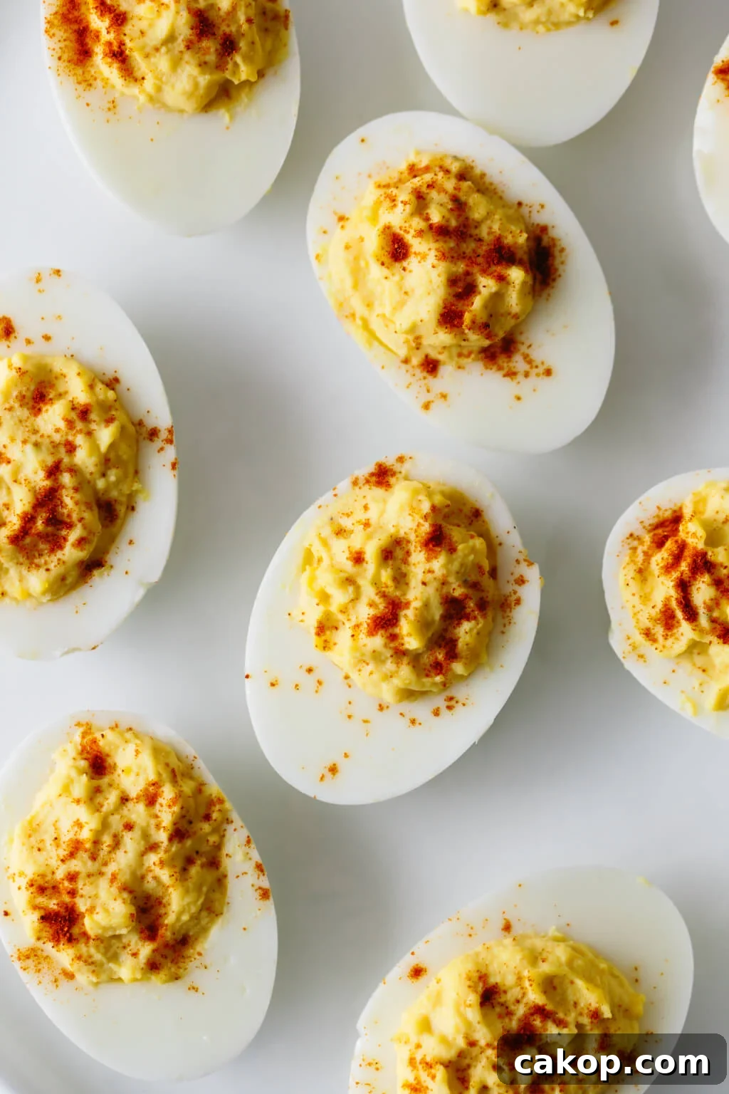 6 Quick Ways to Cook Eggs for Every Meal 5 Deviled eggs are hard boiled eggs where the yolk is mixed with mayonnaise, mustard, vinegar, salt and pepper. A little sprinkle of paprika on top helps make these the best deviled eggs recipe.