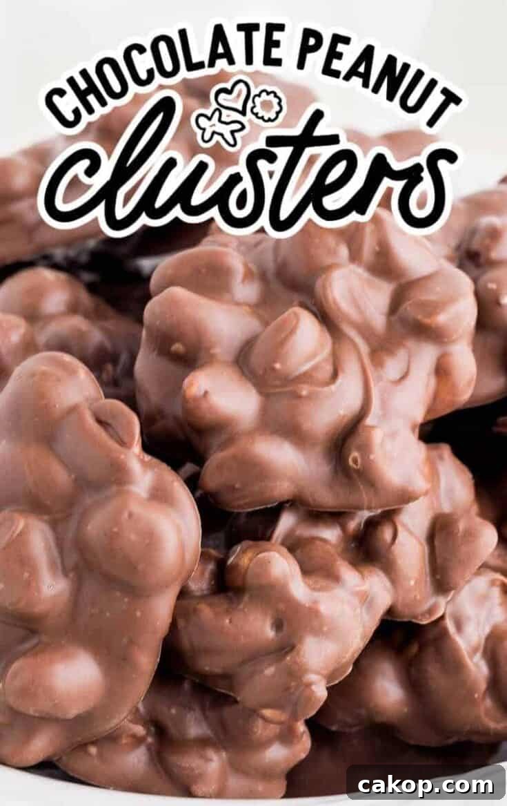 Image for Crockpot Chocolate Peanut Clusters