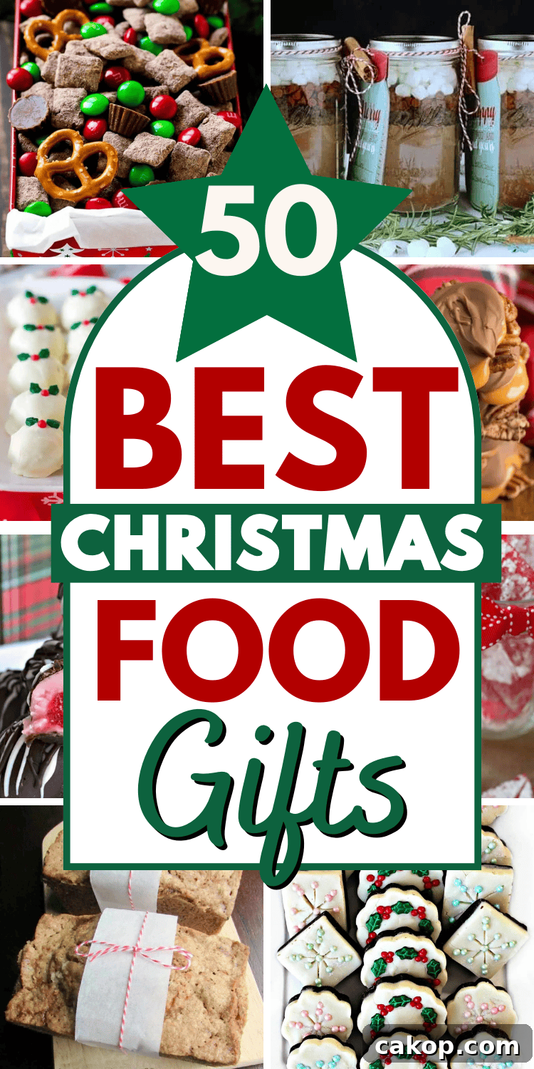 Easy Christmas food gift ideas! Fun homemade holiday food gifts including Christmas snacks, treats, and simple mason jar gifts recipes for family, friends, coworkers and neighbors. Christmas baking gift ideas homemade, holiday gift recipes, christmas food gift packaging ideas, holiday snacks christmas, christmas food presents diy gifts, christmas treat ideas for gifts, xmas food gifts, edible gift ideas, christmas goodies for gifts, christmas baked goods gifts packaging, diy christmas gifts food