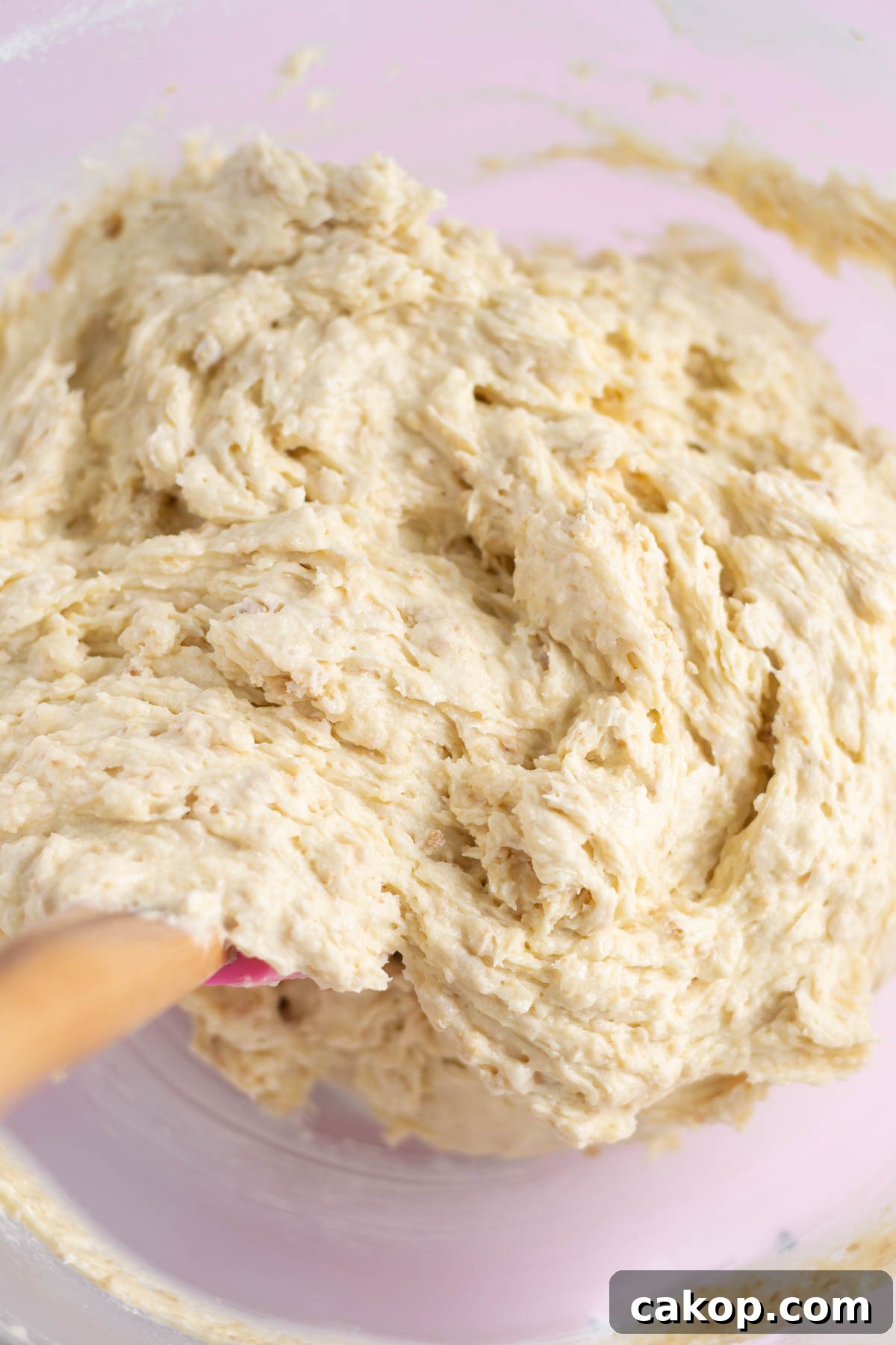 key lime cookie dough in a mixing bowl
